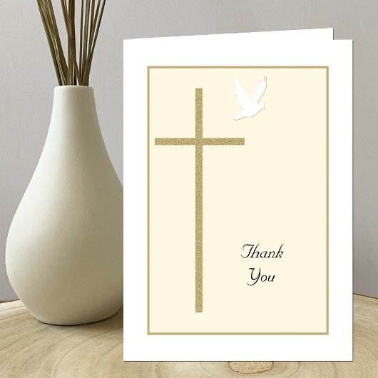 Cross Religious Christelijk Dank je kaart