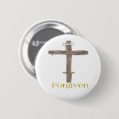 Cross Ronde Button 5,7 Cm (Voorkant /achterkant)
