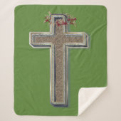 Cross Sherpa Deken met Groene Achtergrond (Voorkant)