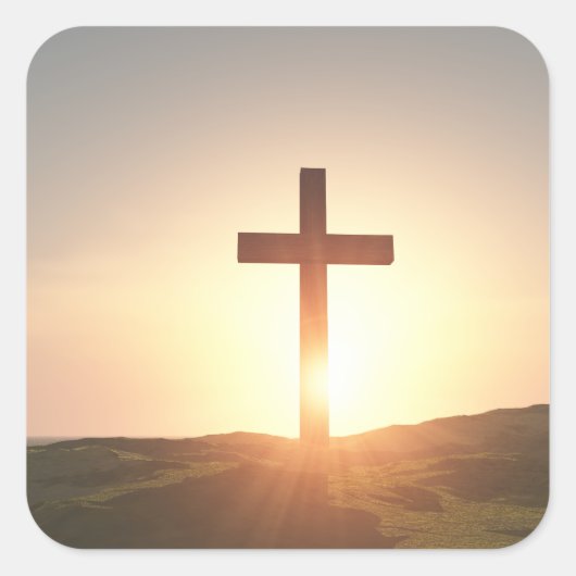 Cross Sticker (Voorkant)