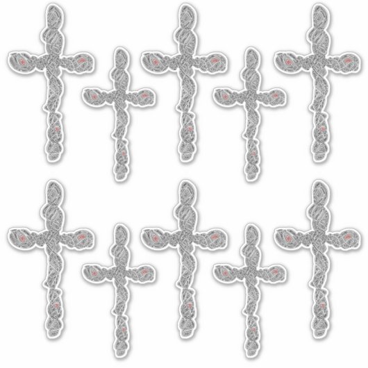Cross Sticker (Voorkant)