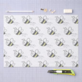 Cross Stitch Pattern Print Schattige Bee Baby show Tissuepapier (Craft)