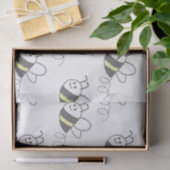 Cross Stitch Pattern Print Schattige Bee Baby show Tissuepapier (Geschenk)