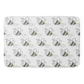 Cross Stitch Pattern Print Schattigee bij Badmat (Voorkant)