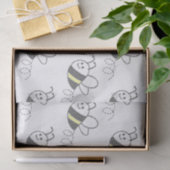 Cross Stitch Pattern Print Schattigee bij Tissuepapier (Geschenk)