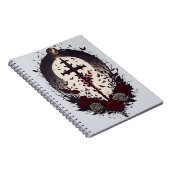 cross tattoo flower 14 notitieboek (Rechterzijde)