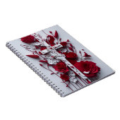 cross tattoo flower 18 notitieboek (Rechterzijde)