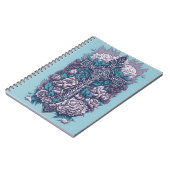 cross tattoo flower 21 notitieboek (Linkerzijde)