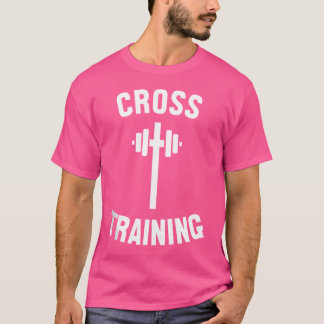 Cross Training Grappig Barbell Christelijke Workou T-shirt