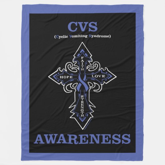 Cross/Warrior...CVS Fleece Deken (Voorkant)
