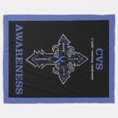 Cross/Warrior...CVS Fleece Deken (Voorkant (Horizontaal))