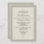 Cross Watermark Invitation religieuse (Devant / Derrière)