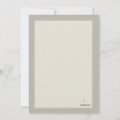 Cross Watermark Religieuze uitnodiging (Achterkant)