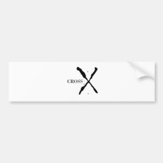 Cross-X producten Bumpersticker
