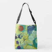 Crossbody Bag in Open Meadow/Fenceposts Design Crossbody Tas (Achterkant)