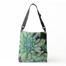 Crossbody handtas - vetplanten Print