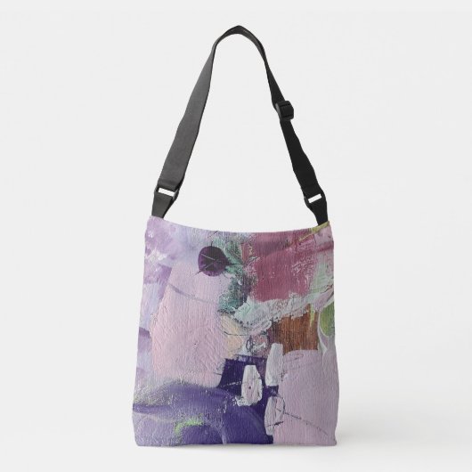 Crossbody tas in roze marshmallow ontwerp (Voorkant)