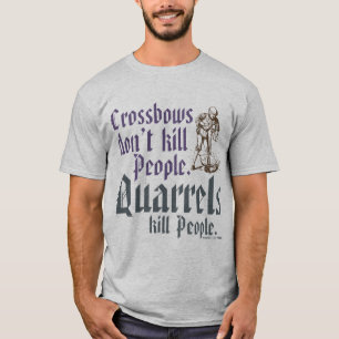Crossbogen doden geen mensen t-shirt