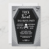 Crossbone du crâne du Invitation de la fête d'Hall (Devant)