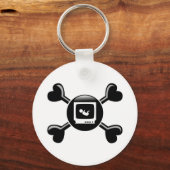 Crossbones Sonogrammen Sleutelhanger (Voorkant)