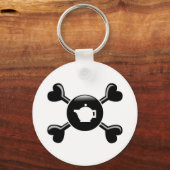 Crossbones Tea Sleutelhanger (Voorkant)
