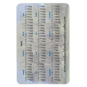 Crossbuck Farm 2012 Calendrier Magnets (Vertical)