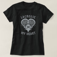 Crosse gris argenté Mon Coeur T-shirt