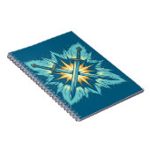 Crossed Fantasy Arrows with Glowing Energy – Dynam Notitieboek (Rechterzijde)