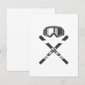 Crossed Ski (Voorkant / Achterkant)