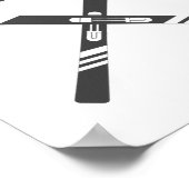 Crossed Ski Poster (Hoek)