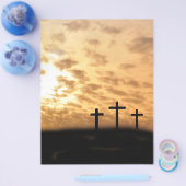Crosses en Sunset Easter Flyer,  Flyer (Enkel)