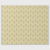 Crosses Seamless Pattern Baptism First Community Cadeaupapier (Vlak)