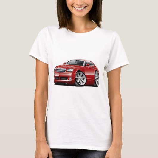 Crossfire Maroon Car T-shirt (Voorkant)