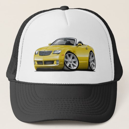 Crossfire Yellow Convertible Trucker Pet (Voorkant)