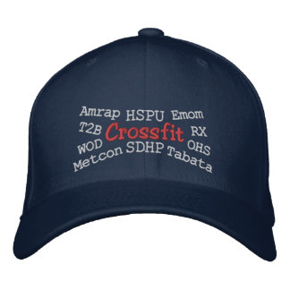 Crossfit cap geborduurde pet