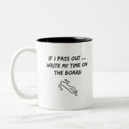 Crossfit-geïnspireerd Novarronty Fun Tweekleurige Koffiemok