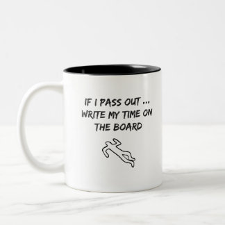 Crossfit-geïnspireerd Novarronty Fun Tweekleurige Koffiemok