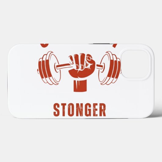 CrossFit Stronger--Power & Strength Mindset Case-Mate iPhone Case (Achterkant (horizontaal))