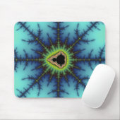 Crosshaar - Fractal Mousepad Muismat (Met muis)