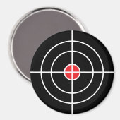 Crosshairs tir aimant cible avec bullseye (Recto/Verso)