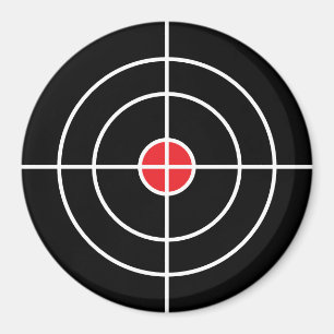 Crosshairs tir aimant cible avec bullseye