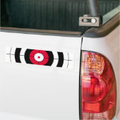 Crosshars BullsEYE Target Bumpersticker (Op Truck)