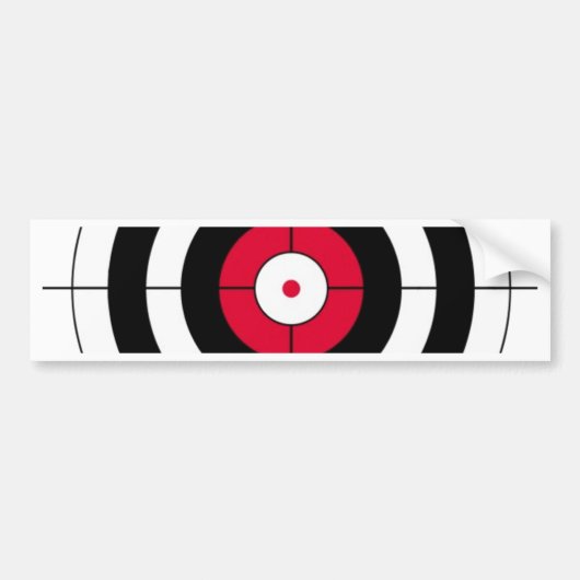 Crosshars BullsEYE Target Bumpersticker (Voorkant)