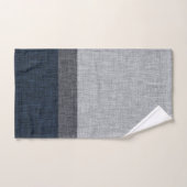 Crosshatch gris foncé Grotte de l'homme en bande (Serviette à main)