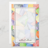 Crosshatch Quilt I Briefpapier (Voorkant / Achterkant)