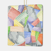 Crosshatch Quilt I Keramisch Ornament (Links)