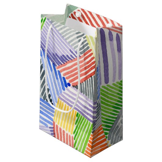 Crosshatch Quilt I Klein Cadeauzakje (Voorkant Gekanteld)