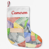 Crosshatch Quilt I Kleine Kerstsok (Voorkant)