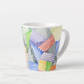 Crosshatch Quilt I Latte Mok (Rechterhoek)