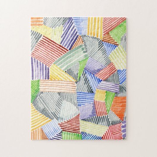 Crosshatch Quilt I Legpuzzel (Verticaal)